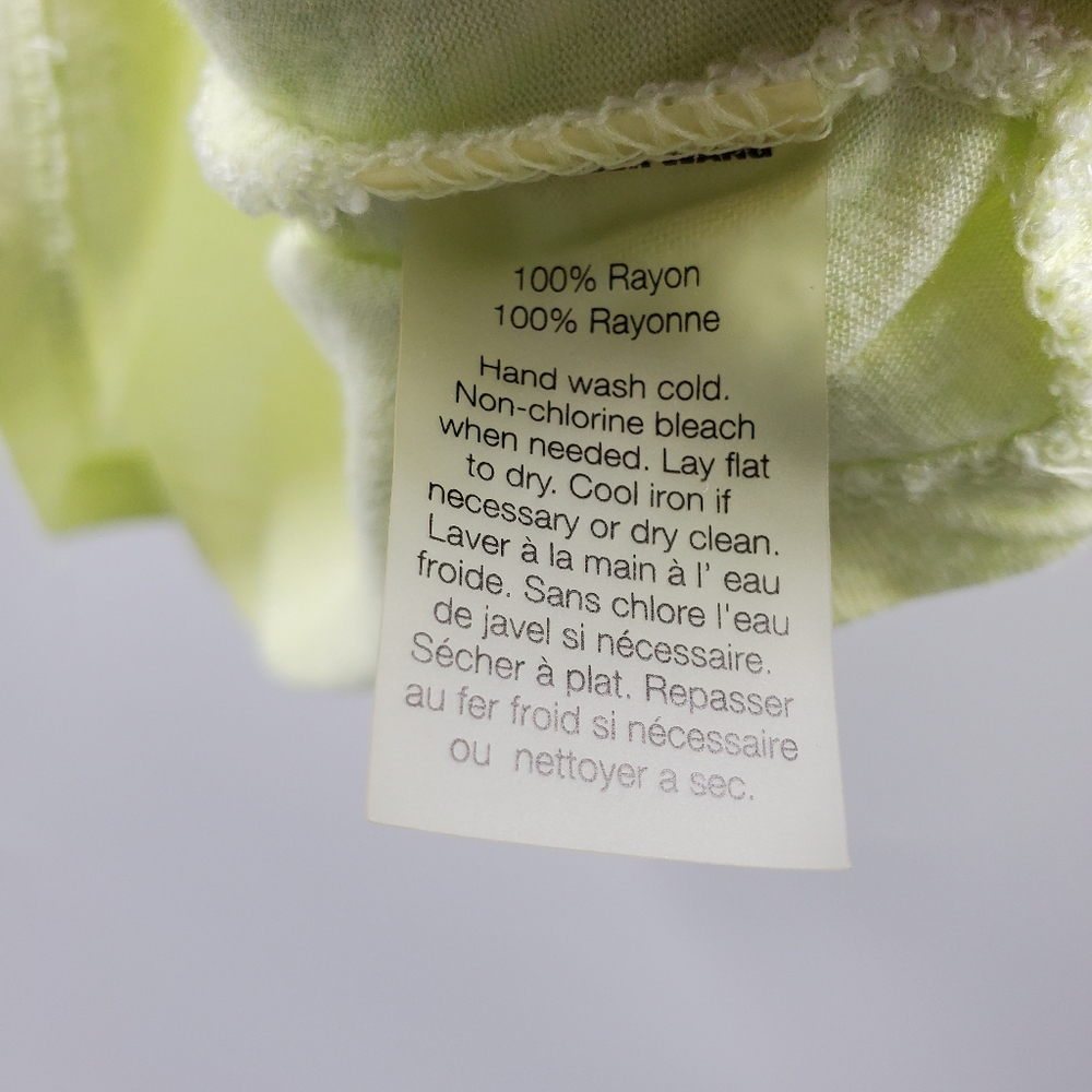 T Alexander Wang Highlighter Yellow Tee Shirt Pocket Front V Neck Dopamine - Picture 5 of 5